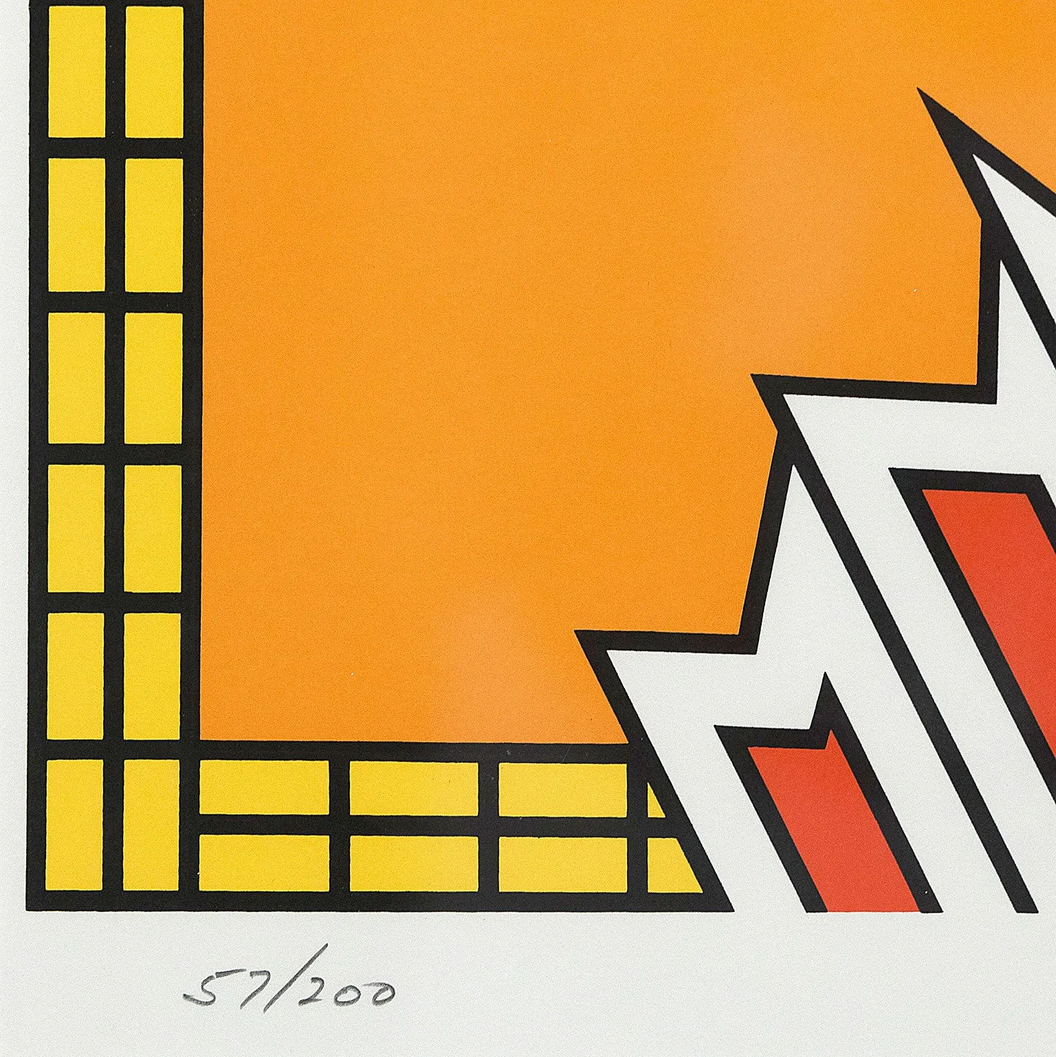 NICHOLAS KRUSHENICK "DEEP DOWN ORANGE" 1979