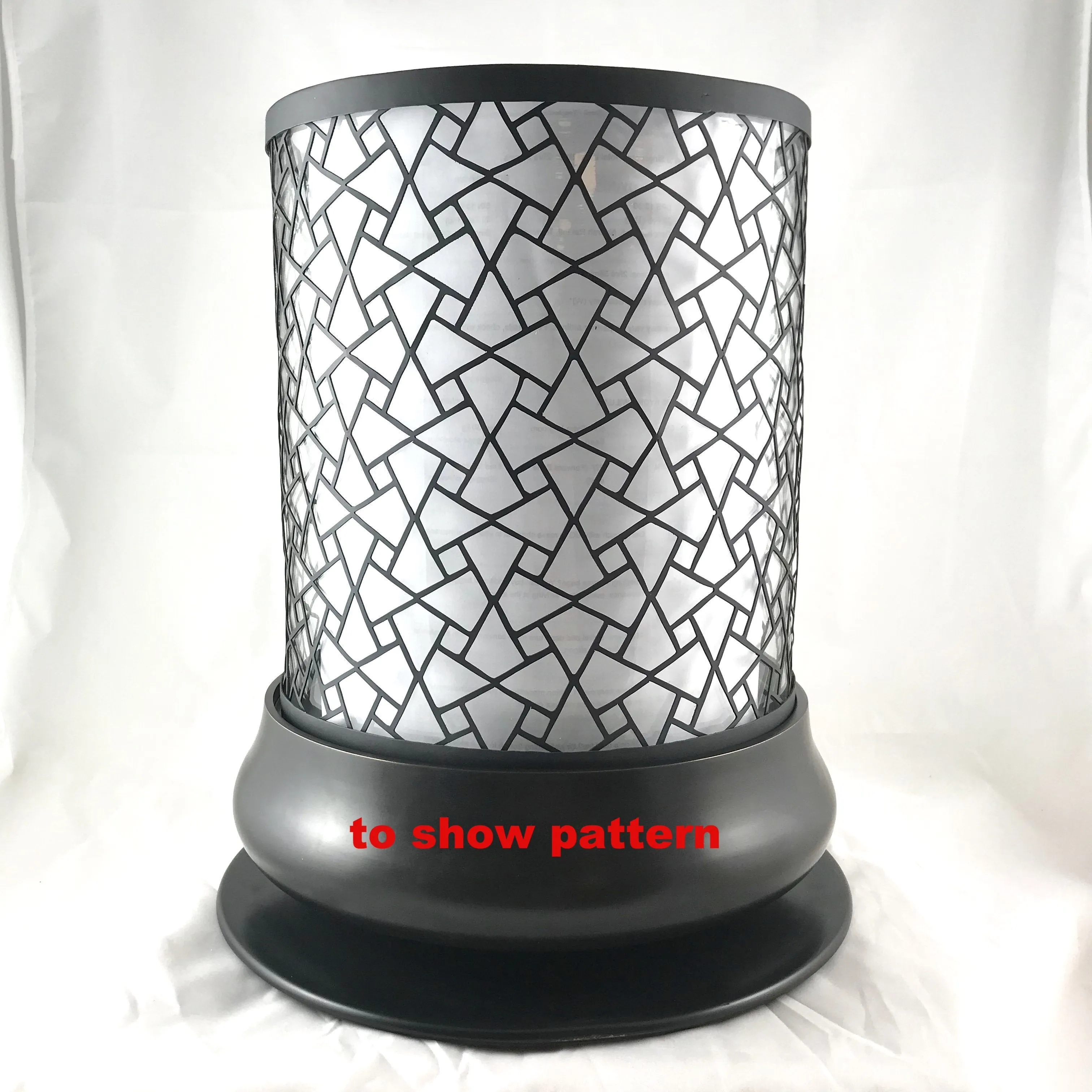 Ninja Star Hurricane Candle Holder w/ base