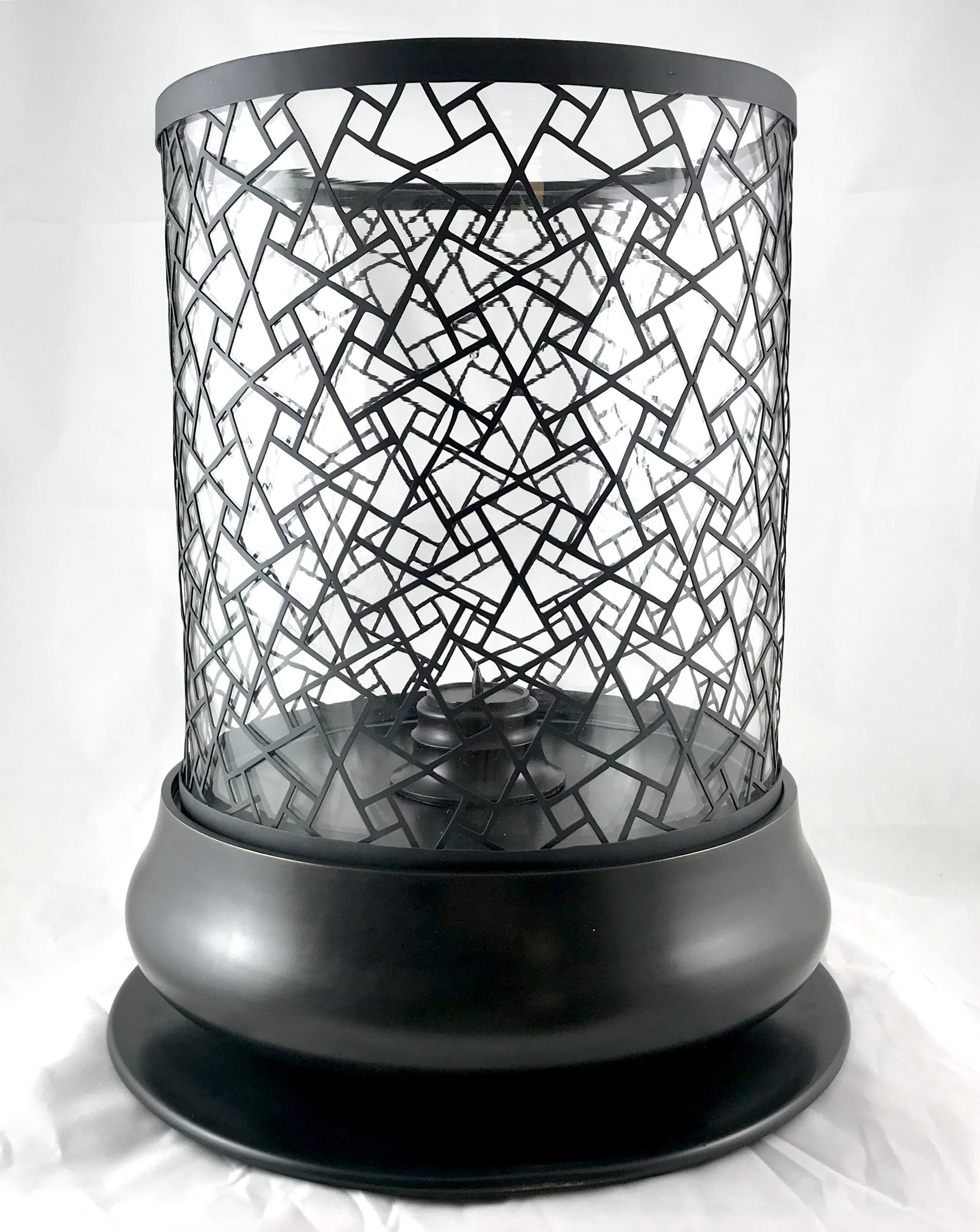 Ninja Star Hurricane Candle Holder w/ base