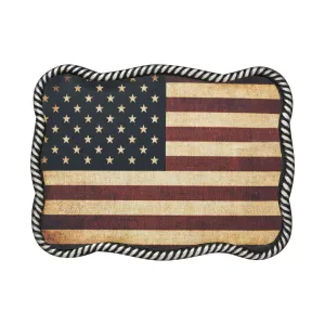 Nocona USA Flag Belt Buckle