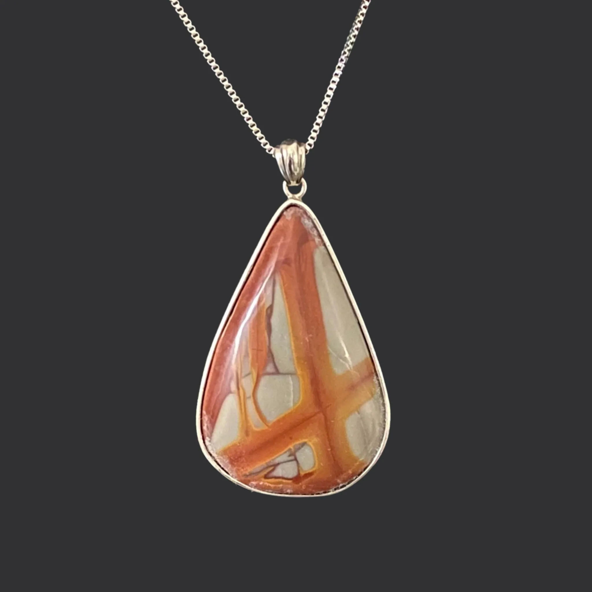 Noreena Jasper 925 Sterling Silver Pendant from Pilbara Jasper