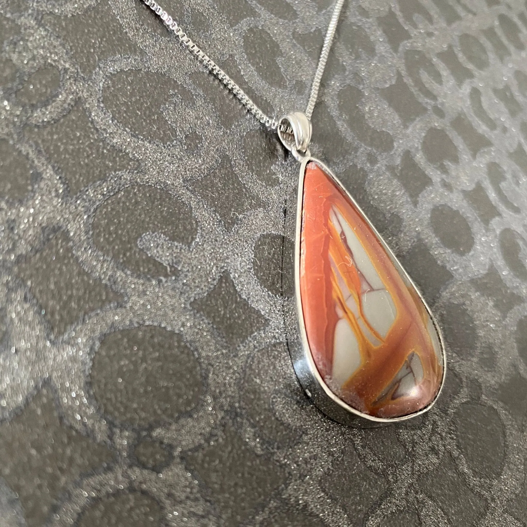 Noreena Jasper 925 Sterling Silver Pendant from Pilbara Jasper
