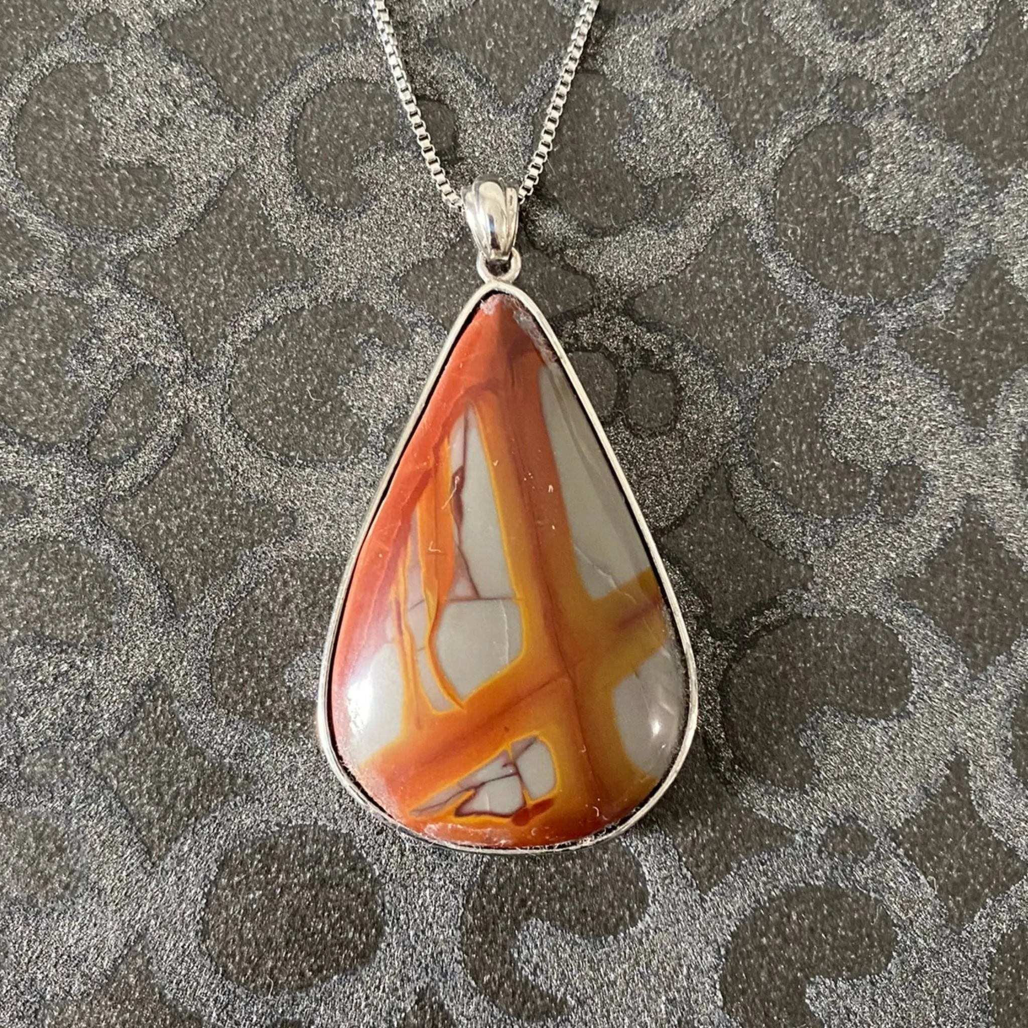 Noreena Jasper 925 Sterling Silver Pendant from Pilbara Jasper
