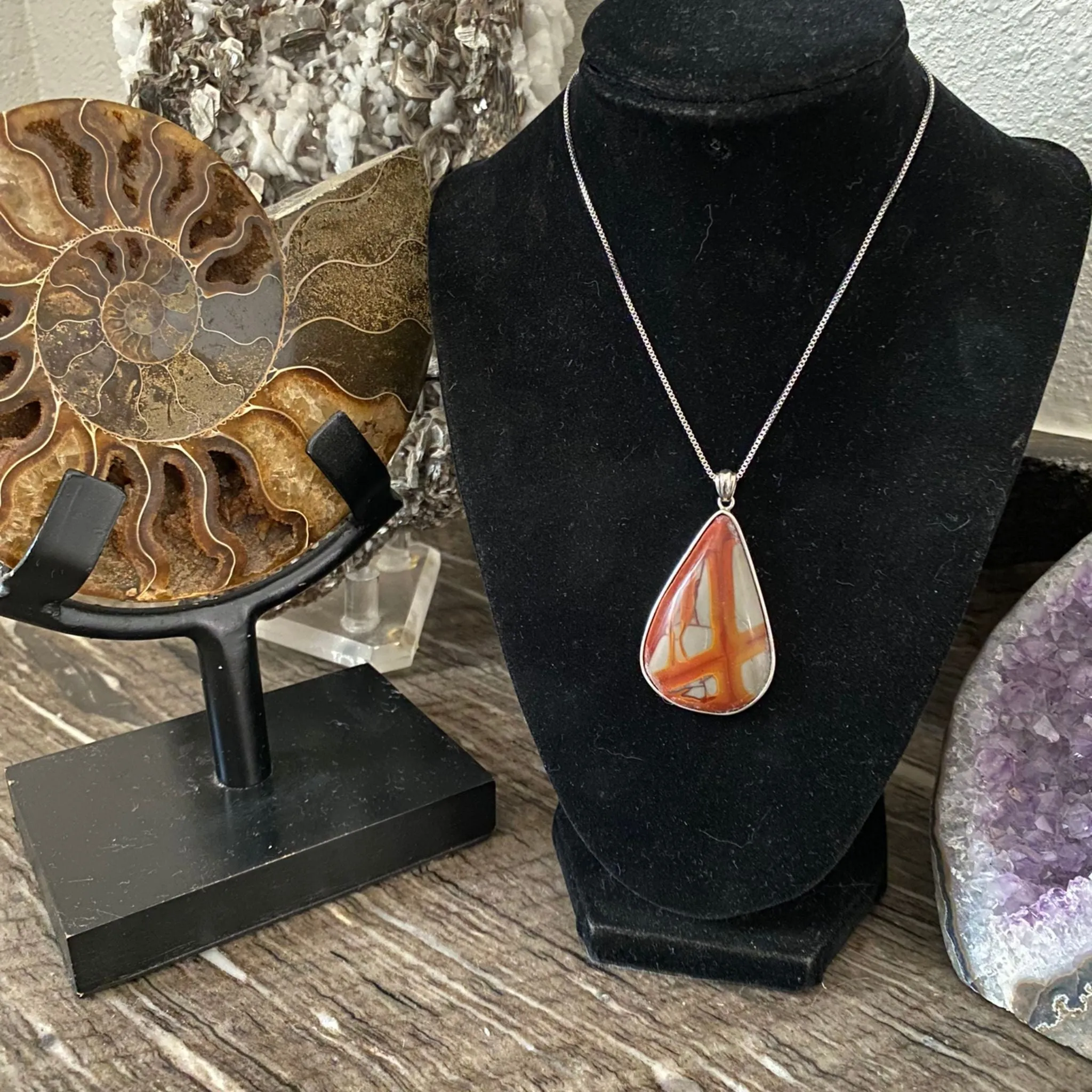 Noreena Jasper 925 Sterling Silver Pendant from Pilbara Jasper