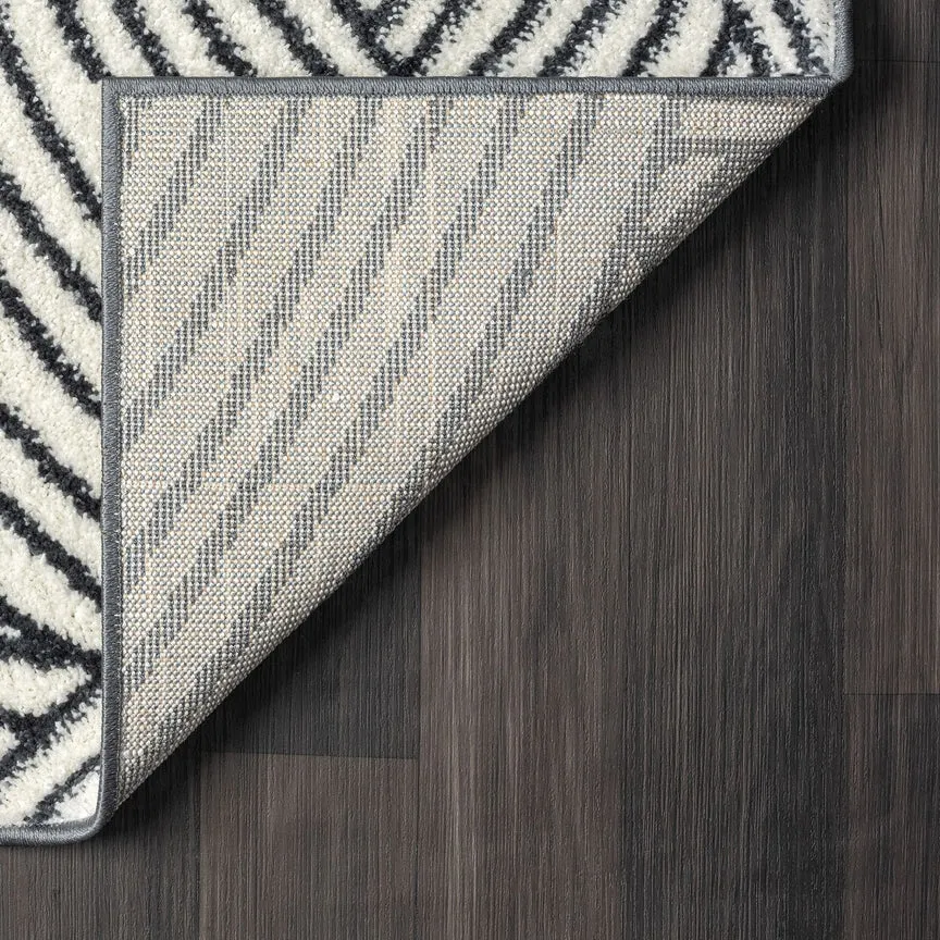 NUEVO MODERN LINED RUG 6'X9'