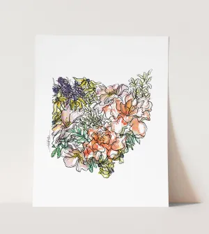 Ohio Wall Art Print