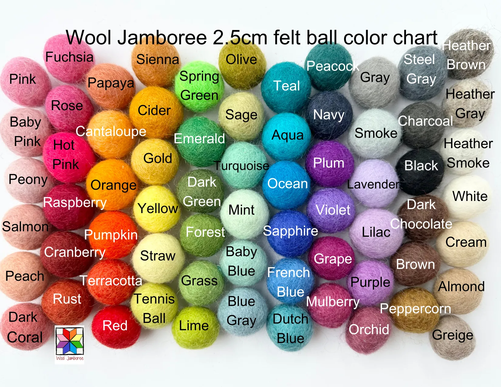 Olive Green Felt Ball Ceiling Mobile