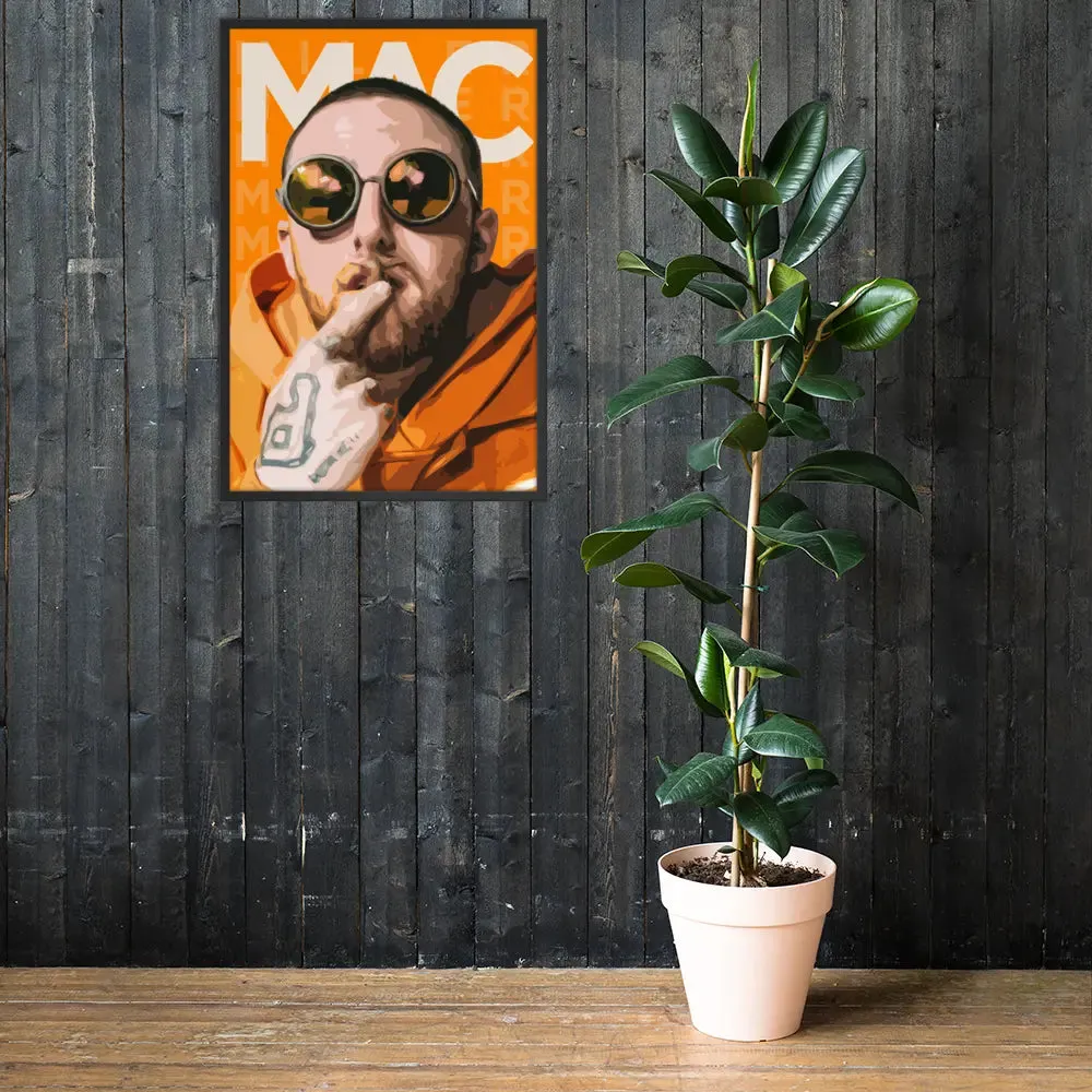 Orange Dream – A Vibrant Tribute to Mac Miller Poster