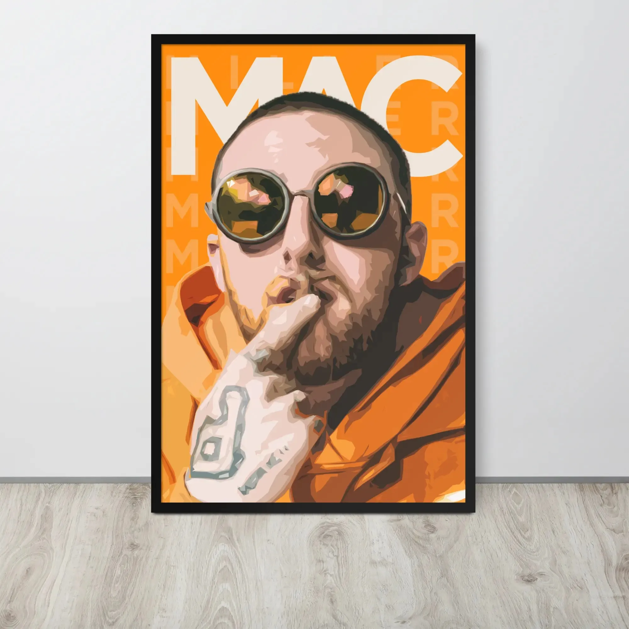 Orange Dream – A Vibrant Tribute to Mac Miller Poster