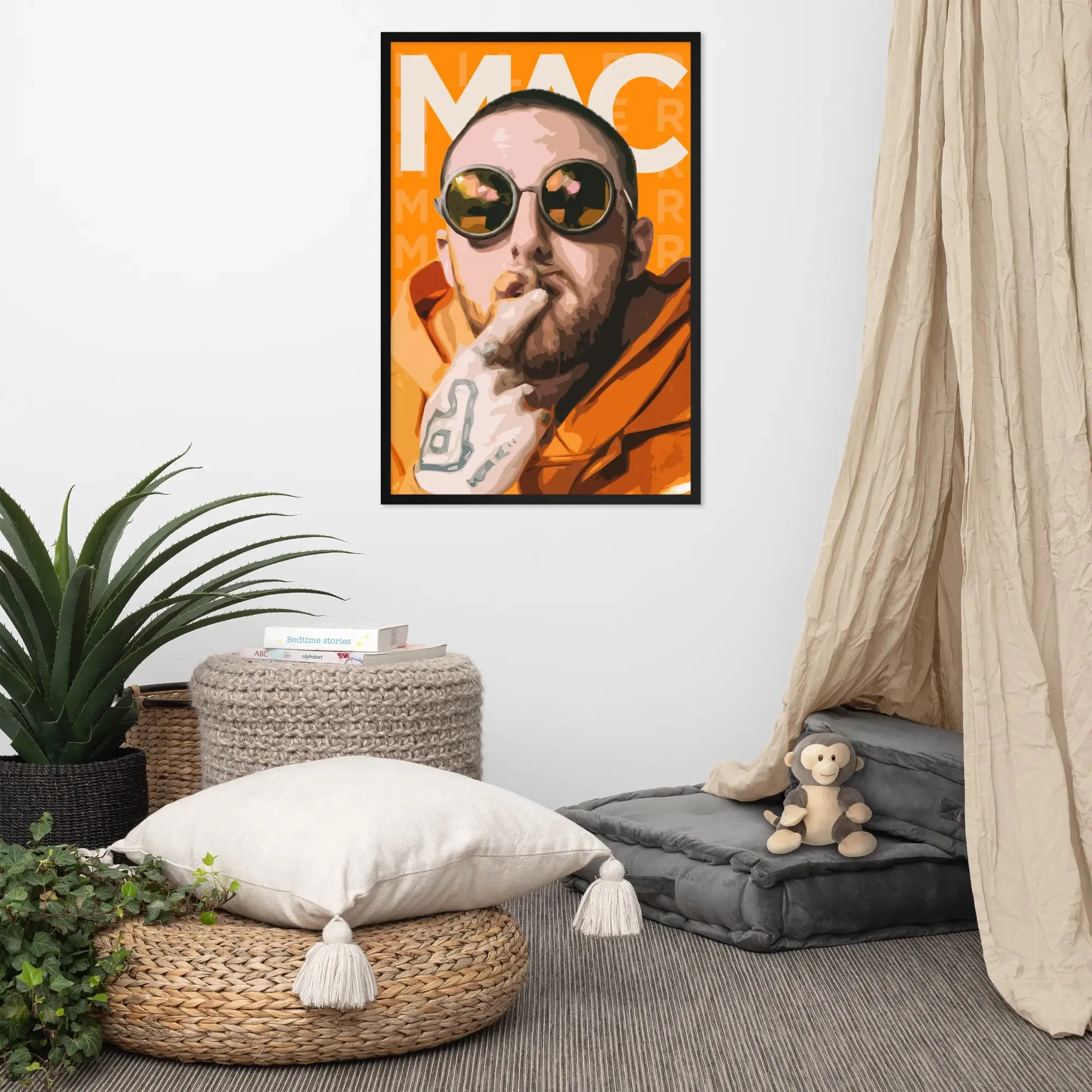 Orange Dream – A Vibrant Tribute to Mac Miller Poster