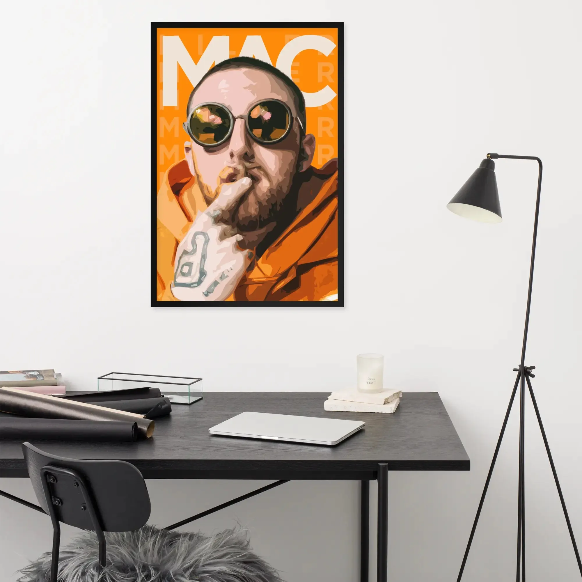 Orange Dream – A Vibrant Tribute to Mac Miller Poster