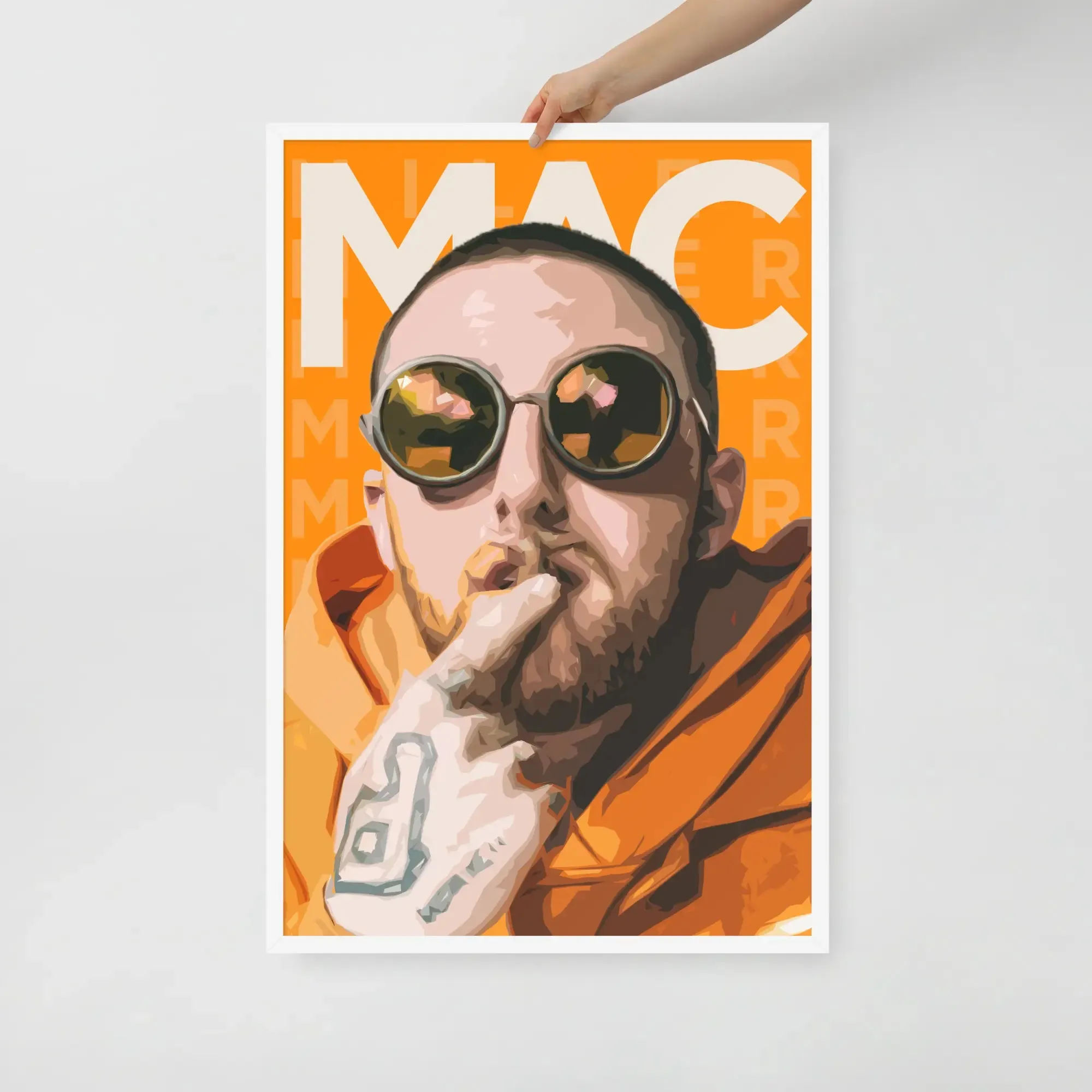 Orange Dream – A Vibrant Tribute to Mac Miller Poster