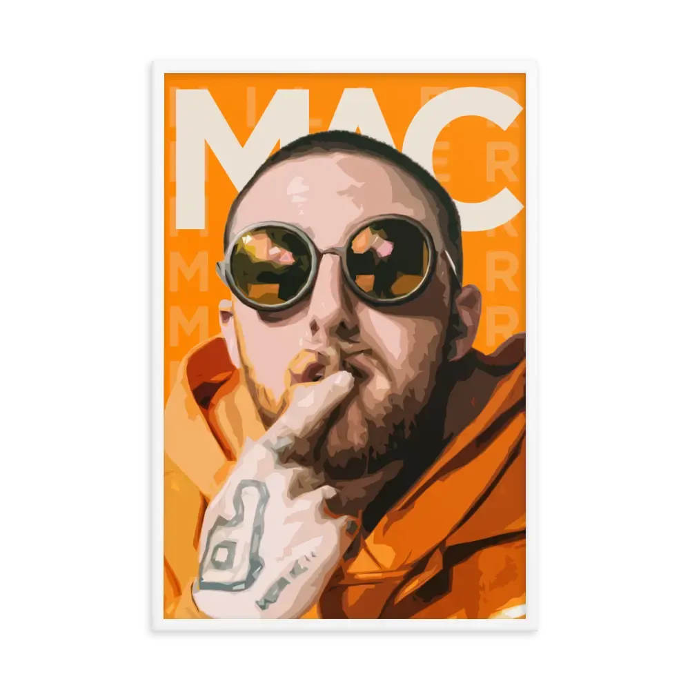 Orange Dream – A Vibrant Tribute to Mac Miller Poster