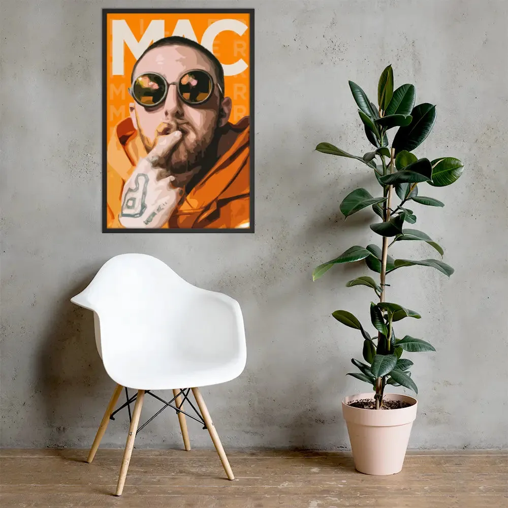 Orange Dream – A Vibrant Tribute to Mac Miller Poster