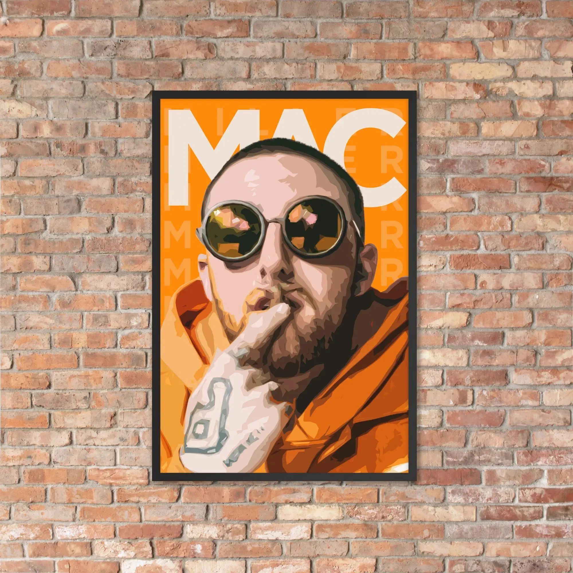 Orange Dream – A Vibrant Tribute to Mac Miller Poster