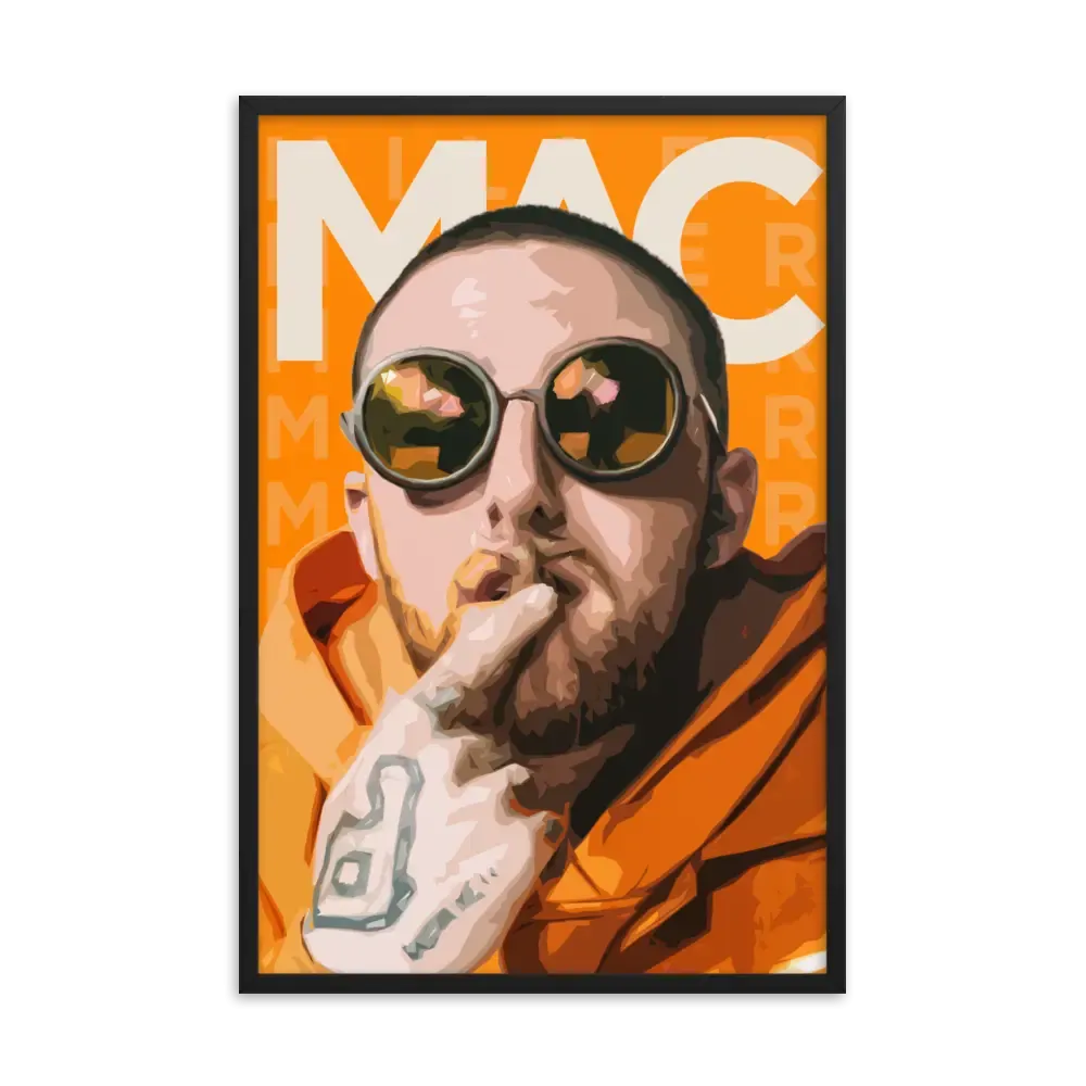 Orange Dream – A Vibrant Tribute to Mac Miller Poster