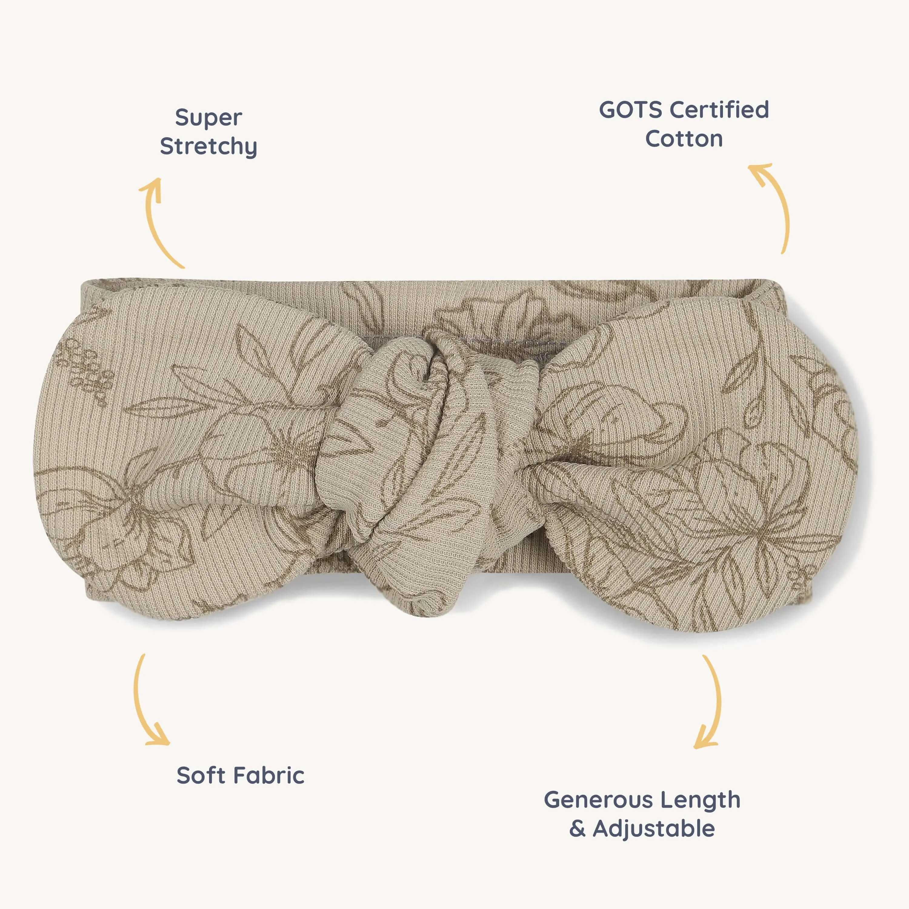 Organic Headwrap - Vintage Bloom