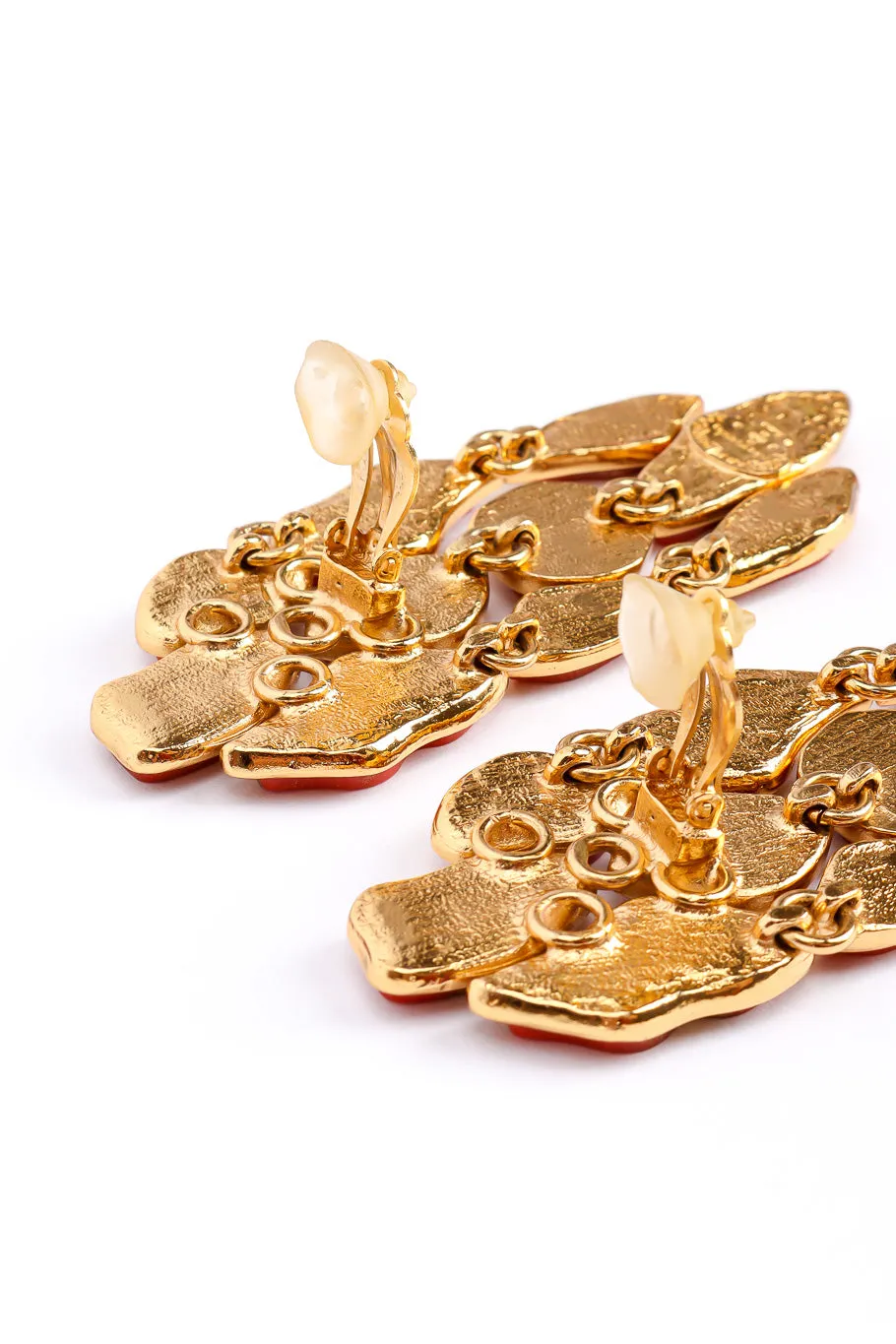 Organic Stone Chandelier Earrings