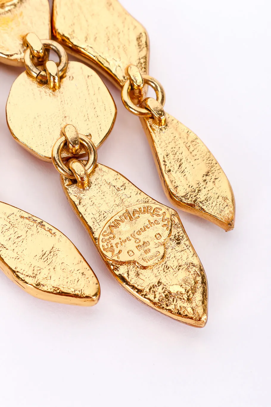 Organic Stone Chandelier Earrings