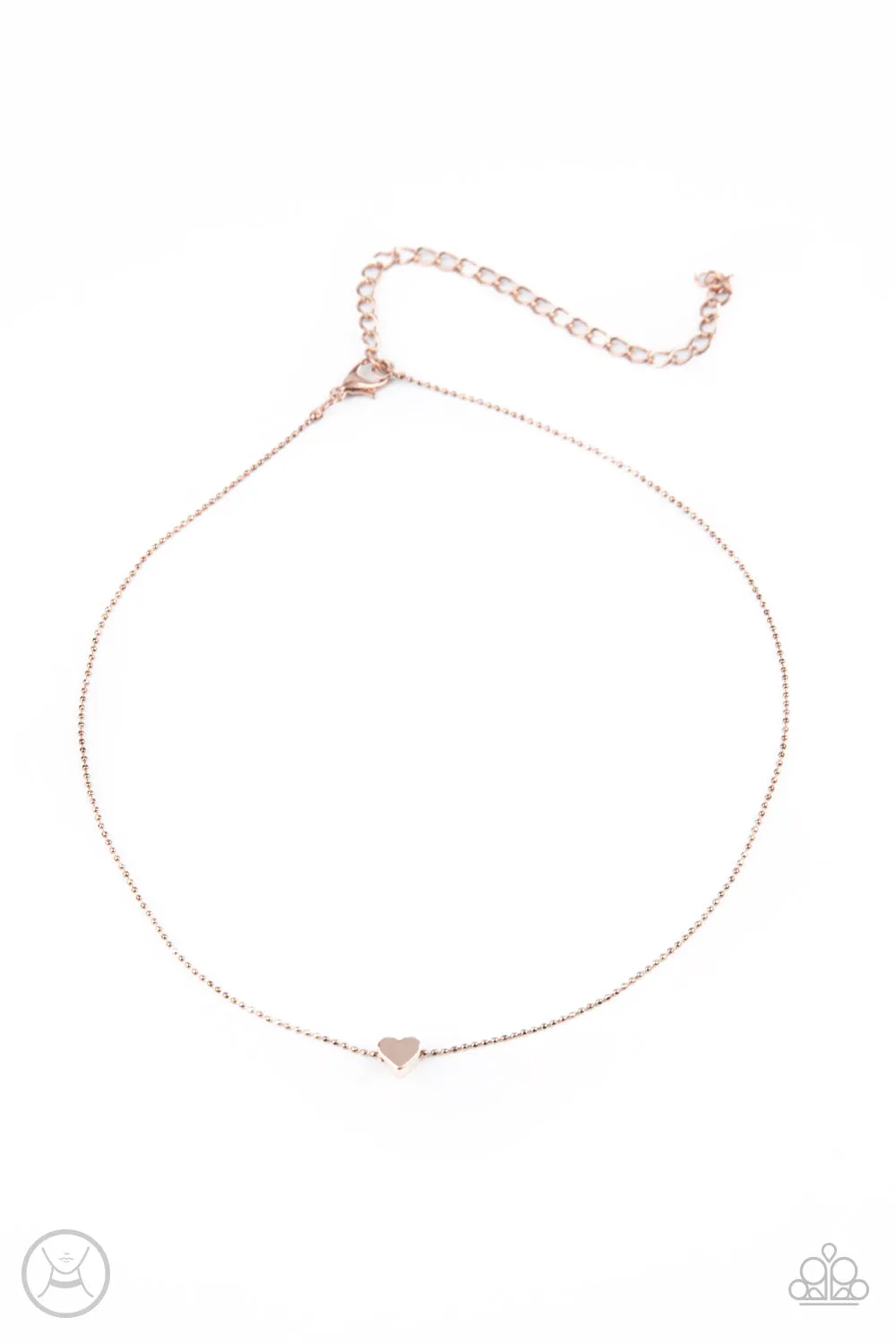 Paparazzi Humble Heart - Heart Choker Necklace