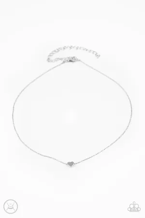 Paparazzi Humble Heart - Heart Choker Necklace