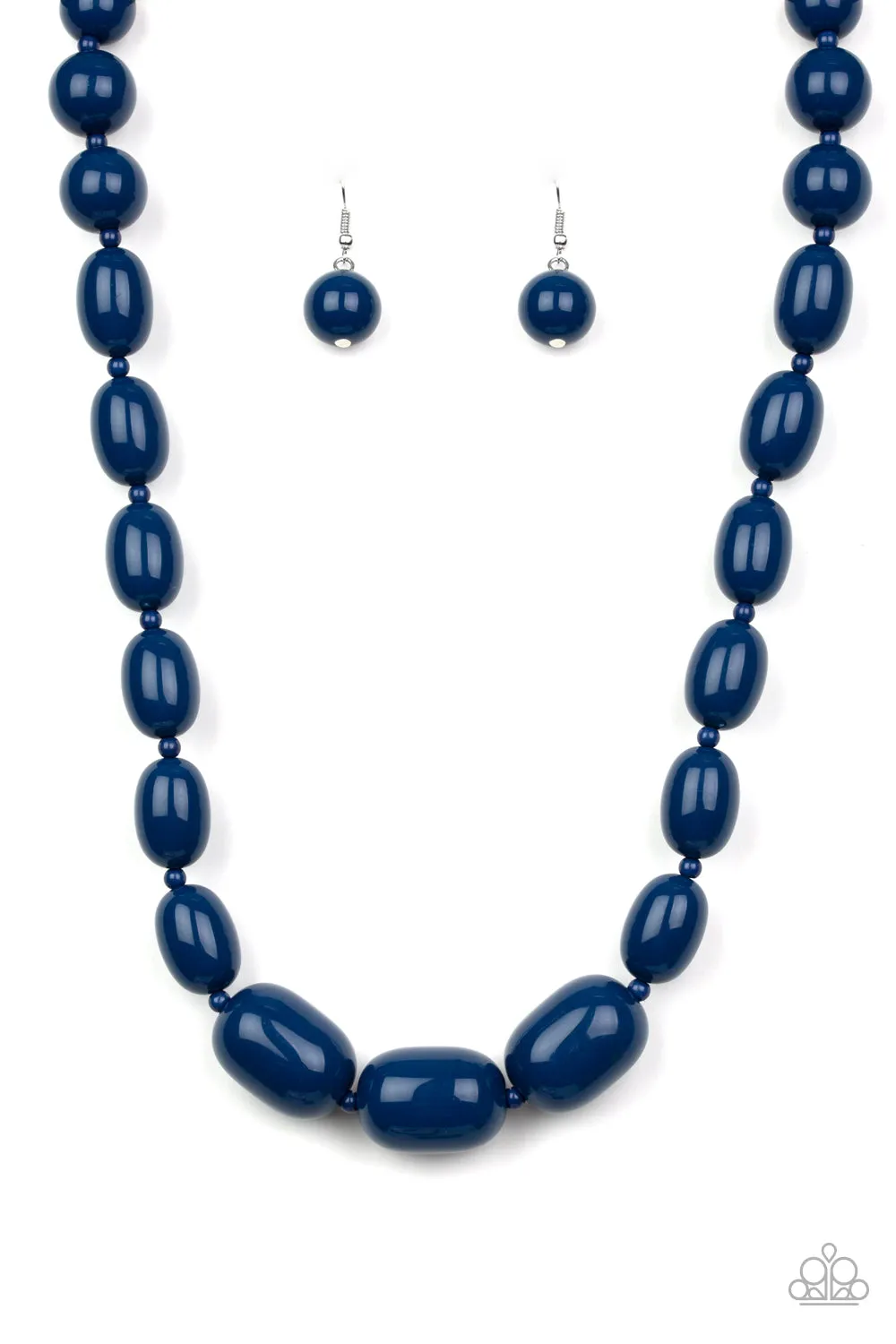 Paparazzi Poppin Popularity Necklace Blue