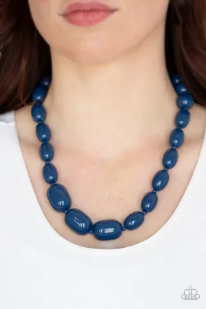 Paparazzi Poppin Popularity Necklace Blue