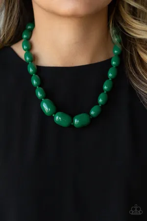 Paparazzi Poppin Popularity Necklace Green