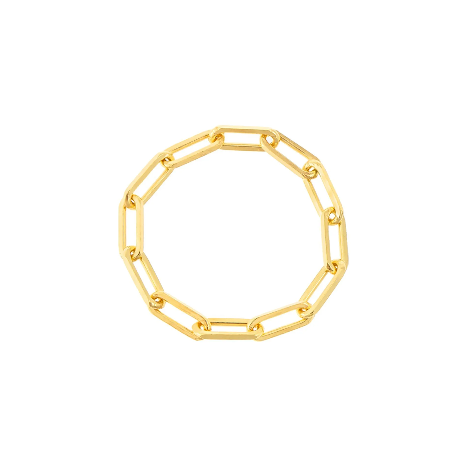Paperclip Chain Ring
