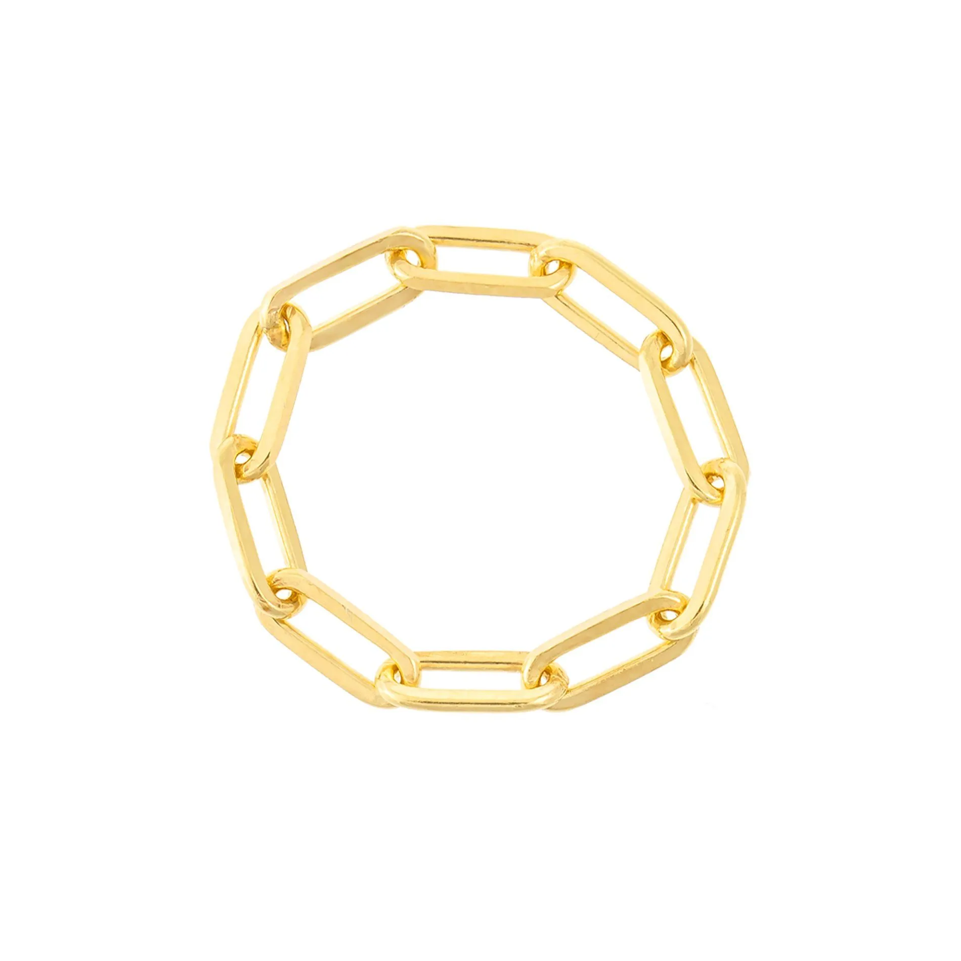 Paperclip Chain Ring