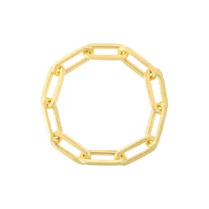 Paperclip Chain Ring