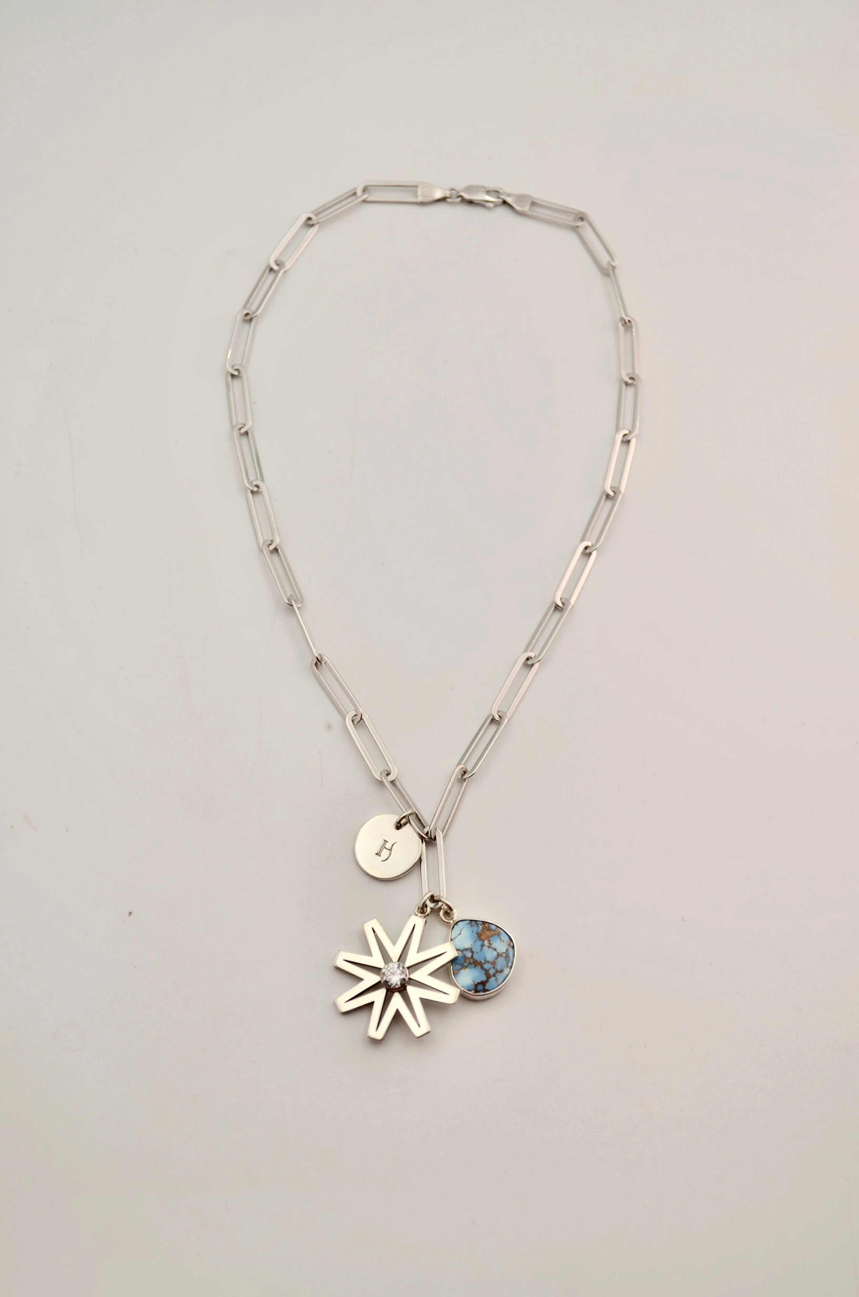 Paperclip Charm Necklace