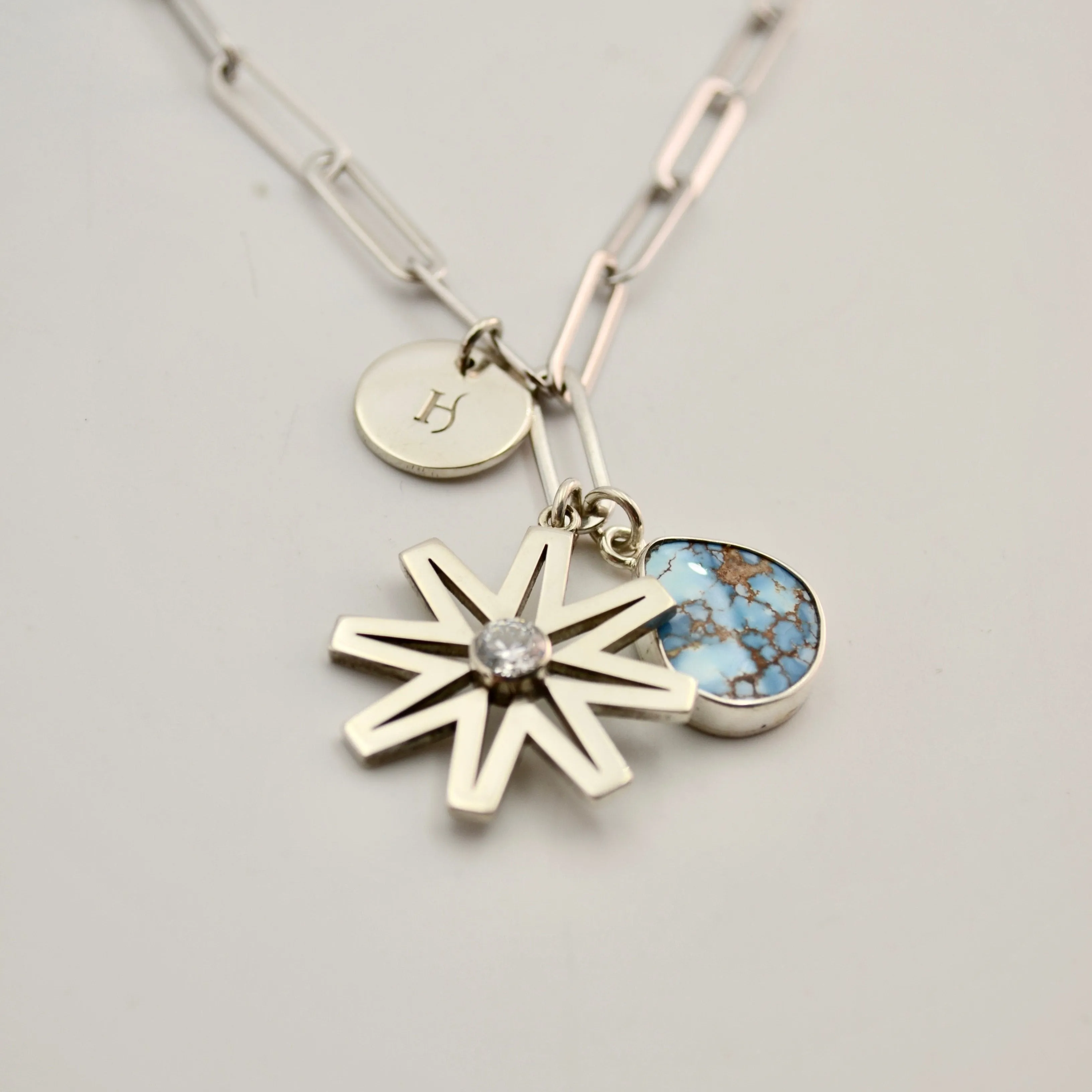 Paperclip Charm Necklace