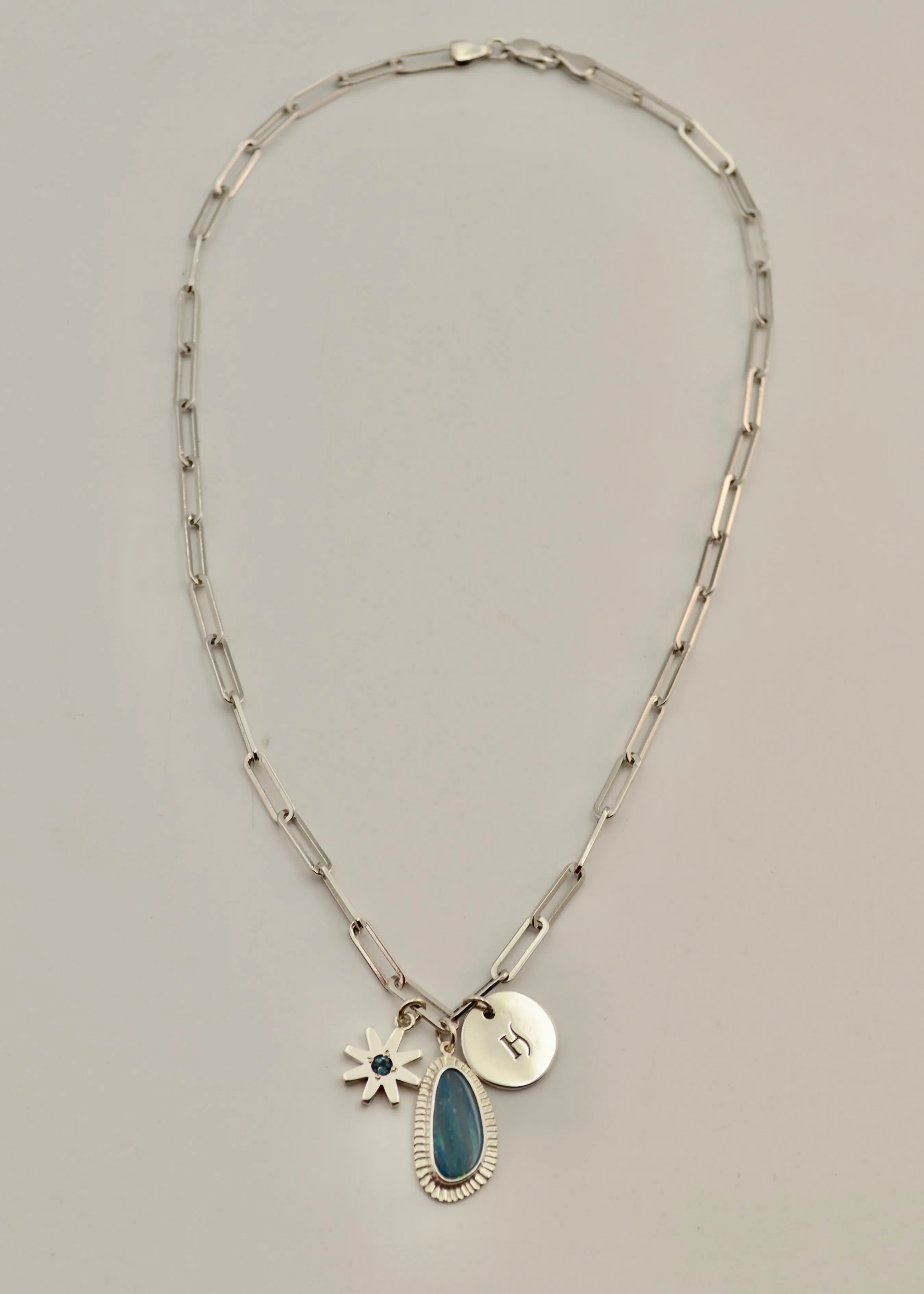 Paperclip Charm Necklace