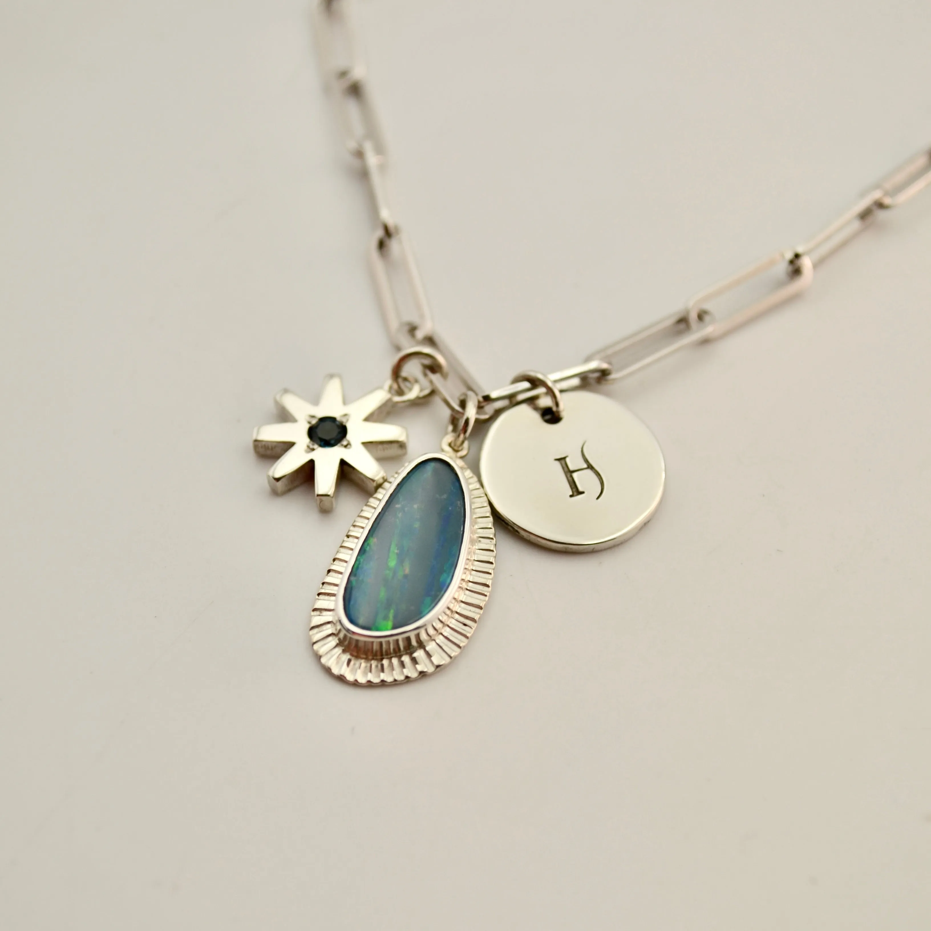 Paperclip Charm Necklace
