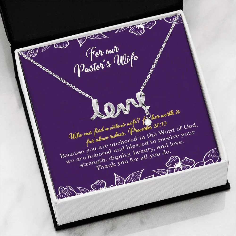 Pastors Wife Love Necklace