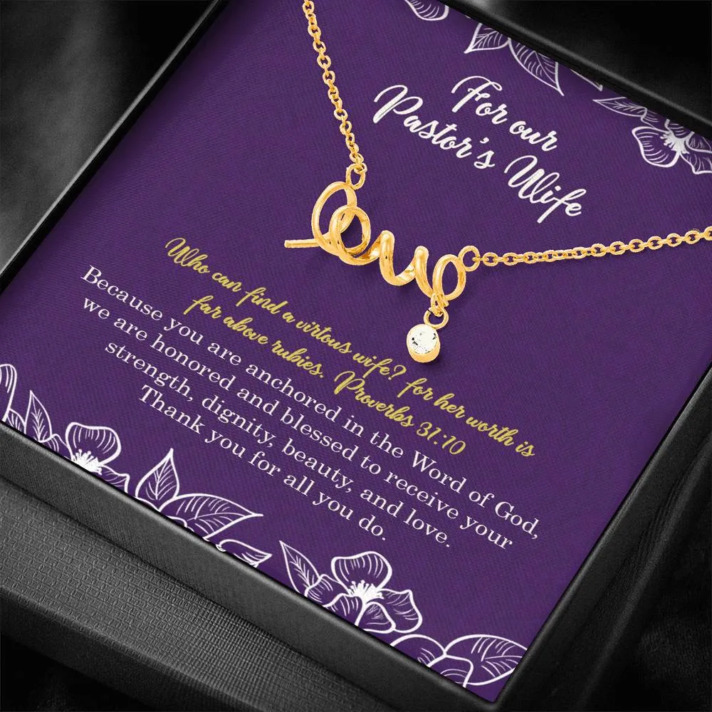Pastors Wife Love Necklace