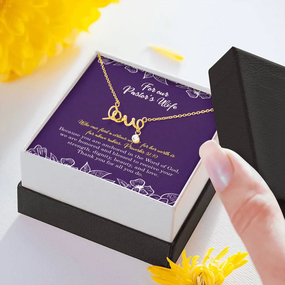 Pastors Wife Love Necklace