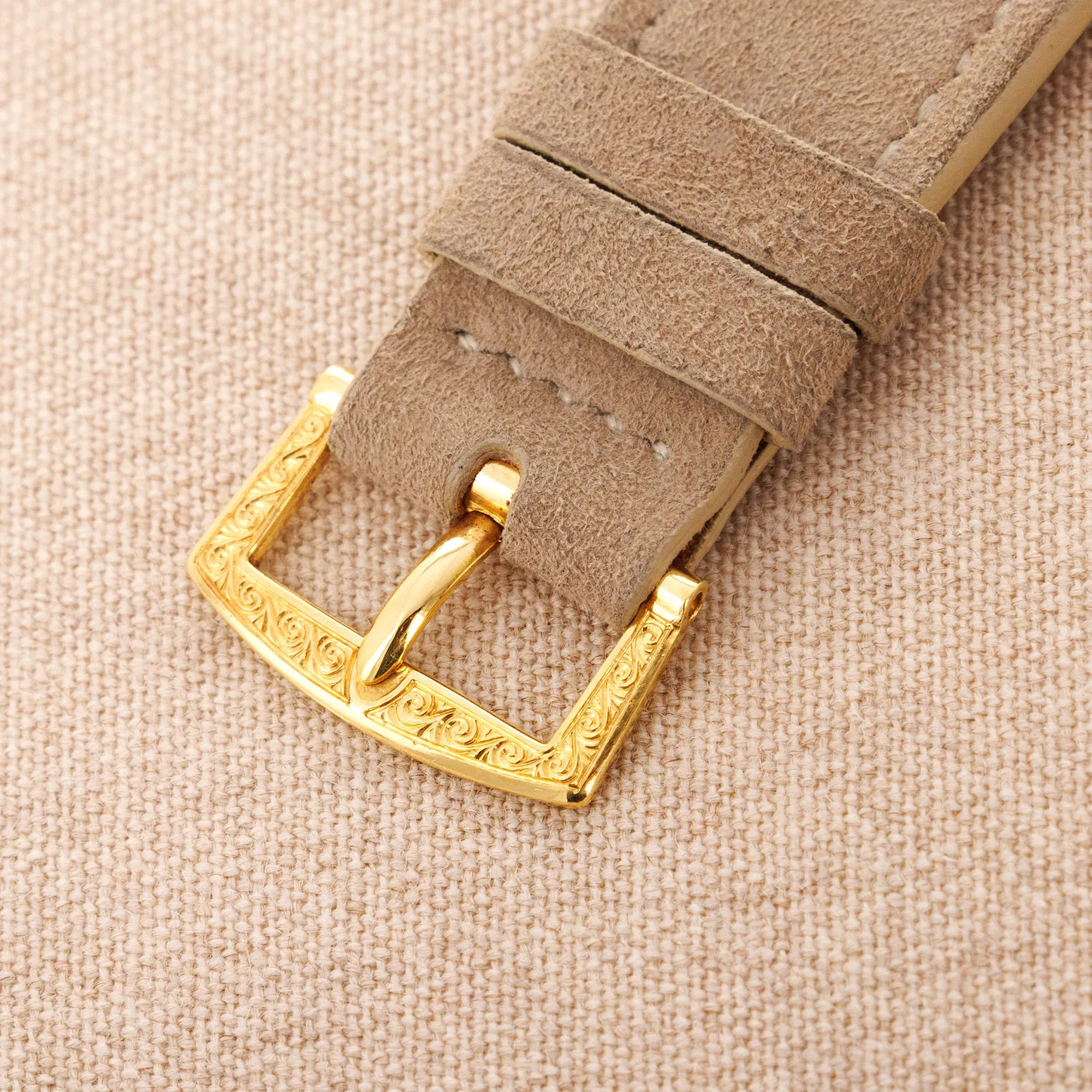 Patek Philippe Yellow Gold Rectangular Watch Ref. 10 with Remarkable Engraving Details
