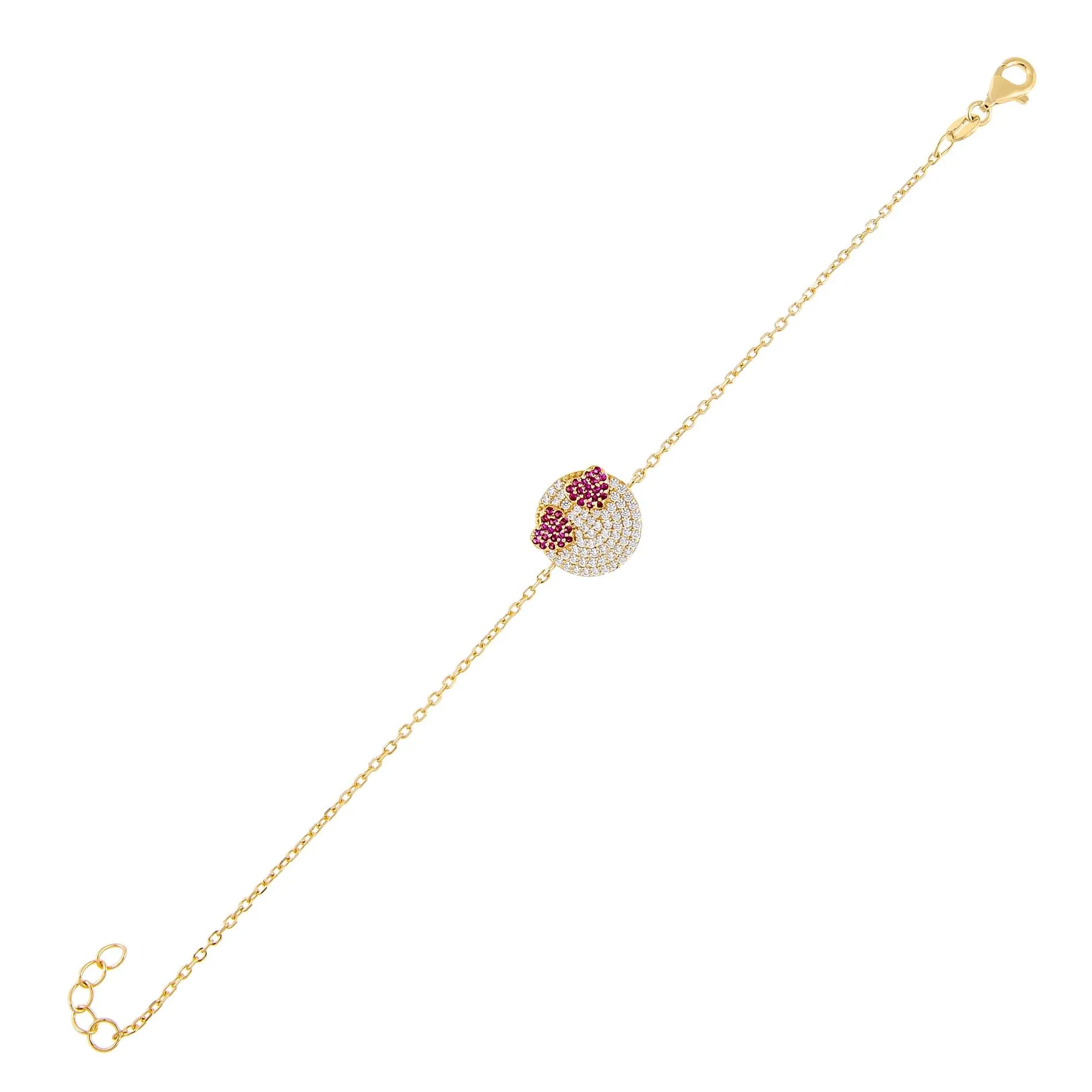 Pavé Heart Eyes Bracelet