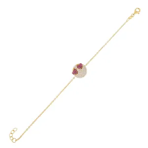 Pavé Heart Eyes Bracelet