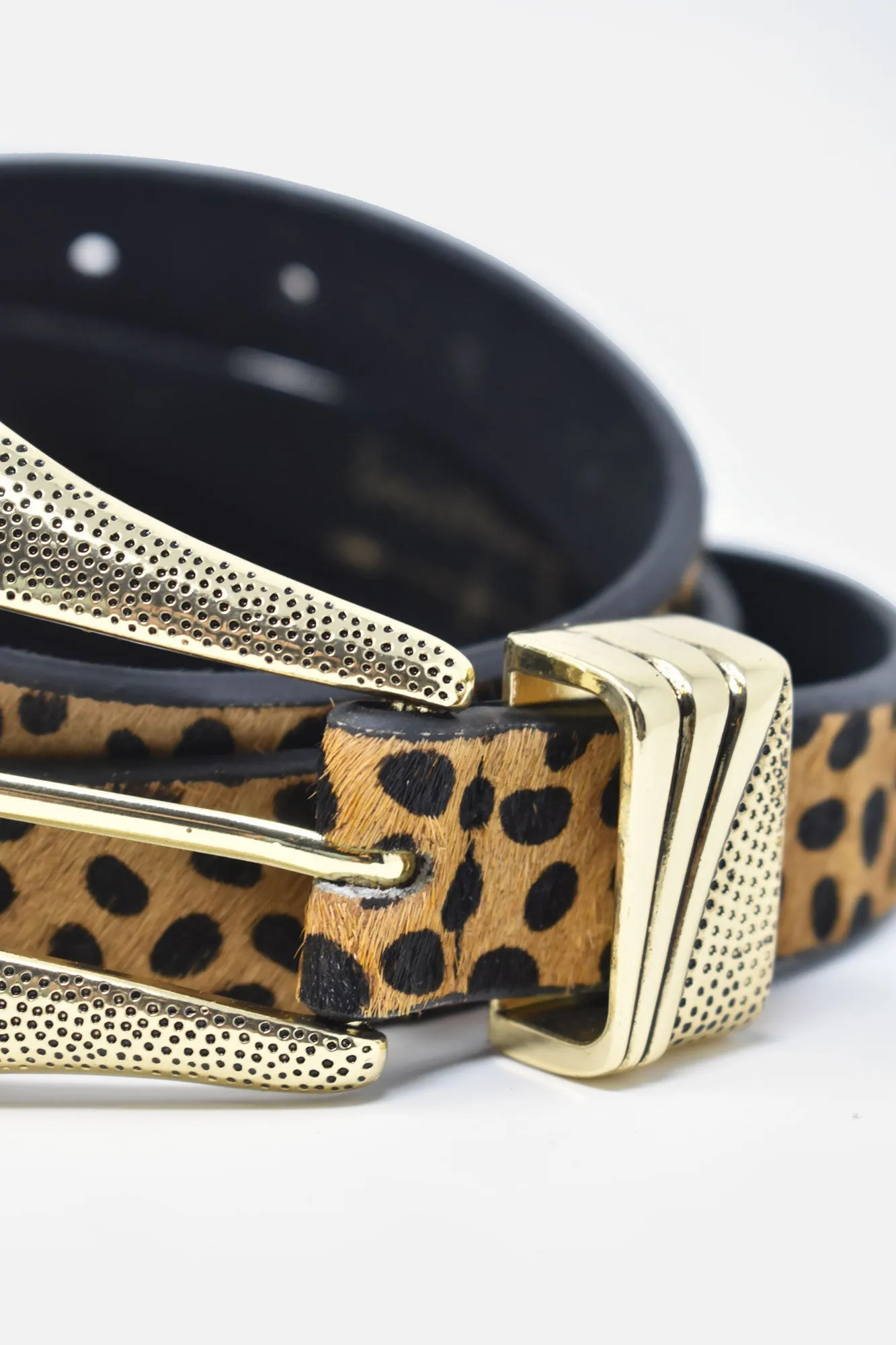 Penelope Ginger Cheetah Belt