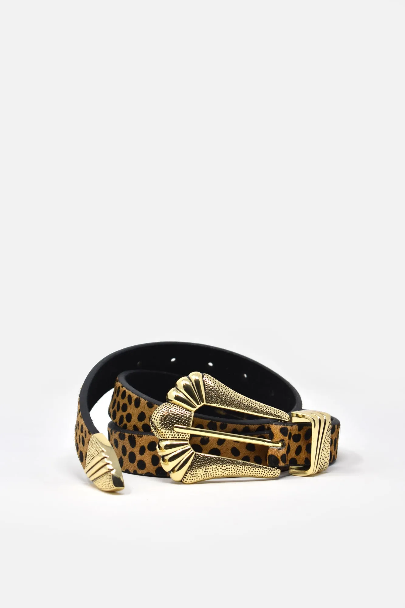 Penelope Ginger Cheetah Belt