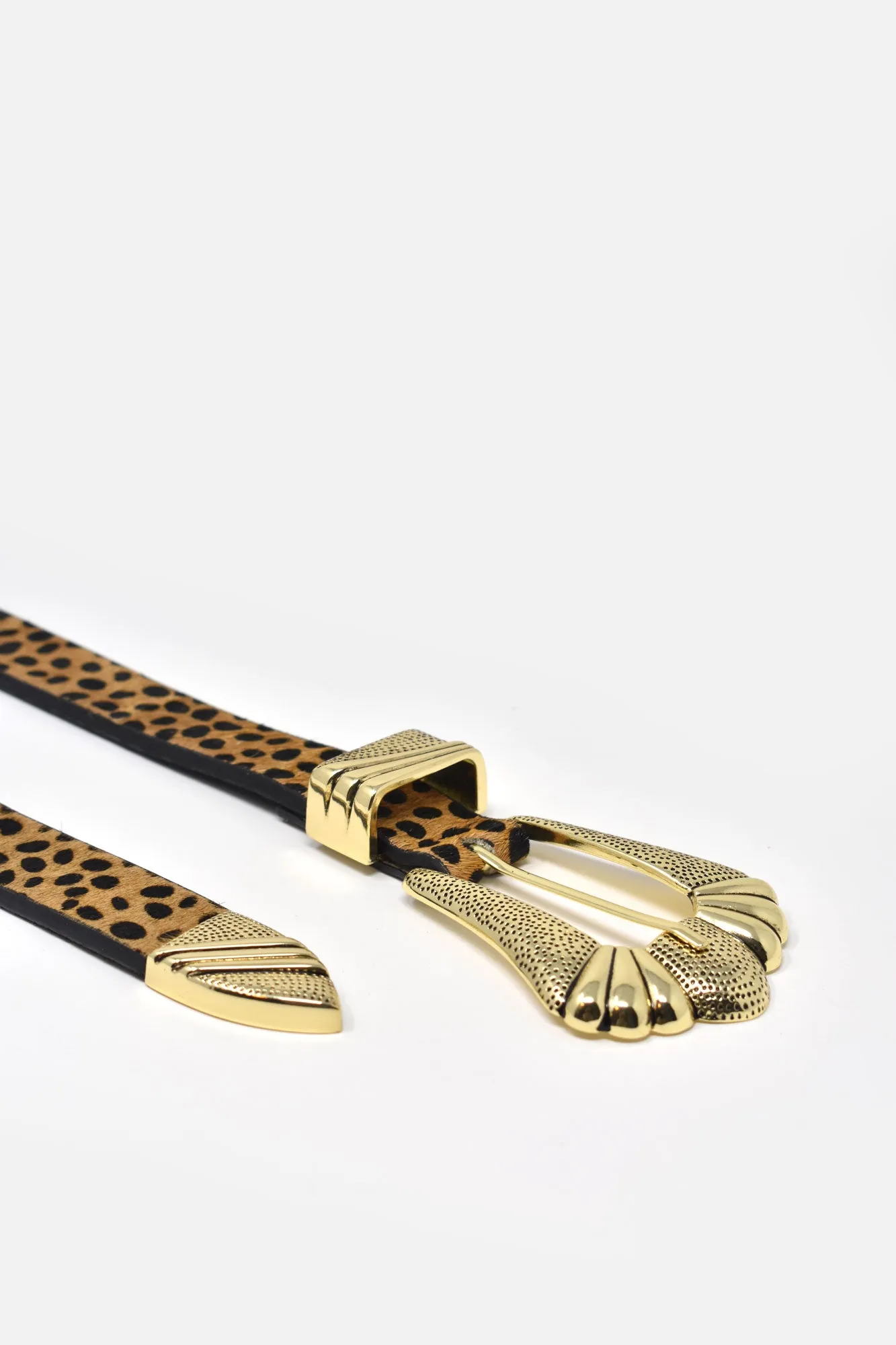 Penelope Ginger Cheetah Belt