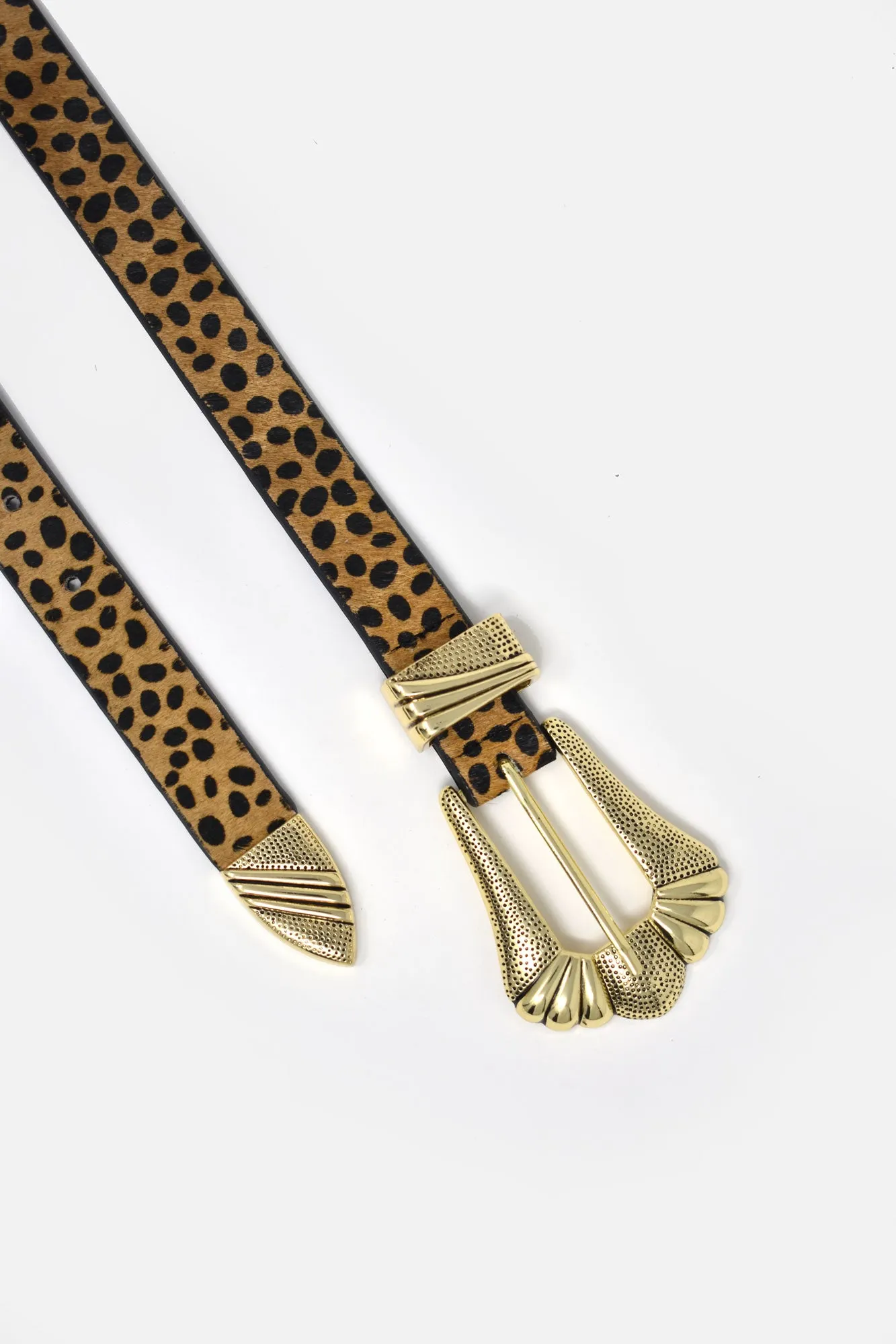 Penelope Ginger Cheetah Belt