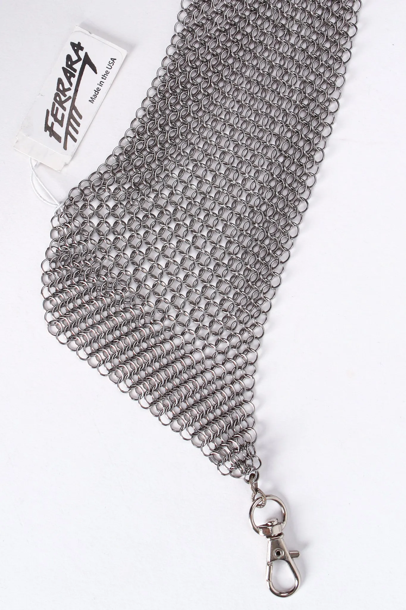 Pewter Hand Buckle Mesh Wrap Belt II