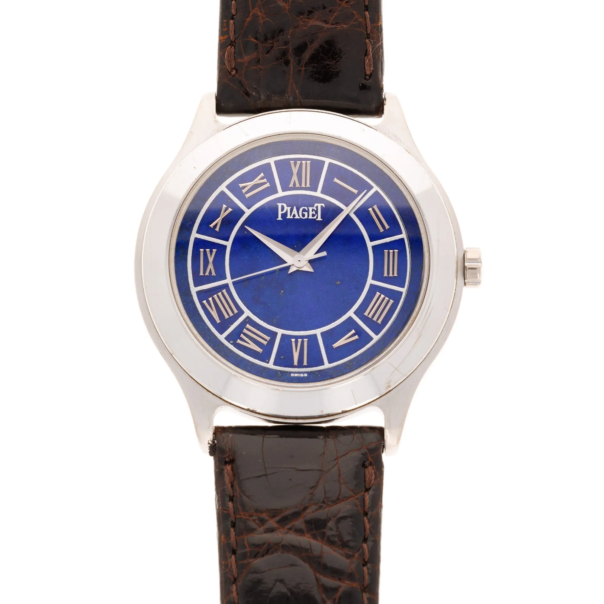 Piaget White Gold Lapis Lazuli Watch Ref. 26011