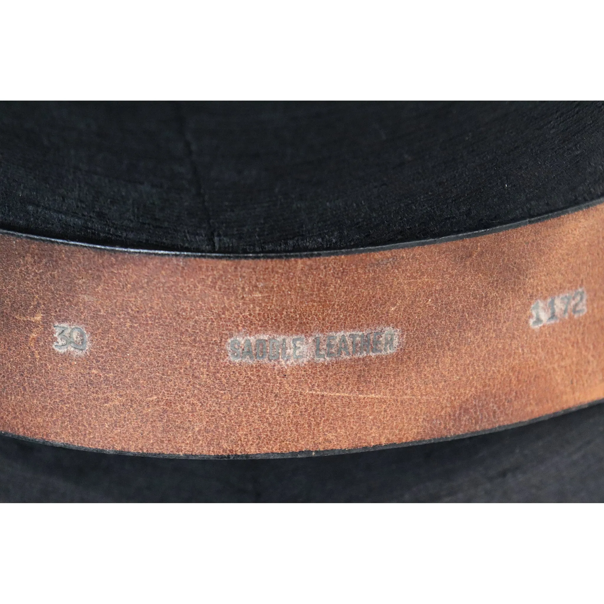 Pierre Cardin Black Belt W/ Silver Front Buckle