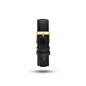 Pin Buckle - Black Leather