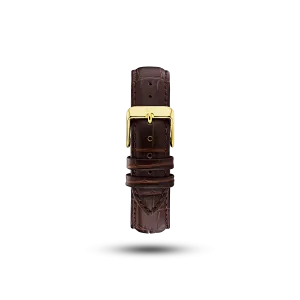Pin Buckle - Brown Croco